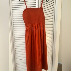 Women's Orange Sundress